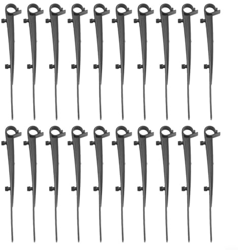 Eawfgtuw Dachrinnenbürstenklammern, 150 mm Kunststoff-Clips für Dachrinnen, schwarz-grau, Laubschutz, sicherer Halt, Regenrinnenzubehör, Dachziegelzubehör, Kunststoff-Dachrinnen-Clips, sichere