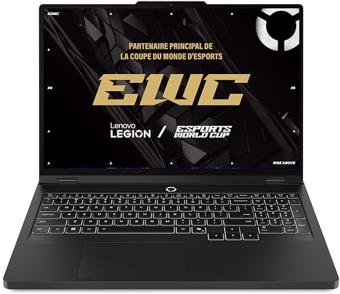 Lenovo Legion Pro 5 16IAX10H - Ordinateur Portable Gaming 16'' OLED WQXGA 165Hz (Intel Ultra 7 255HX, RAM 32Go, SSD 1To, NVIDIA RTX 5070 8GB, Windows 11) Clavier rétroéclairé en Blanc AZERTY - Noir