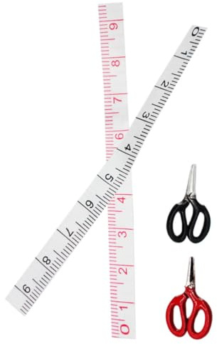 Milisten Accesorios De Costura para Casa De Muñecas Tijeras Miniatura Realistas Regla De Mini Casa