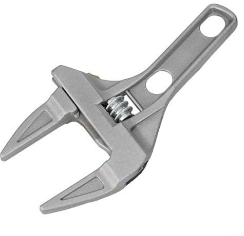 Floweringbeter Llave de aleación de aluminio para artículos sanitarios, herramienta para espacios reducidos