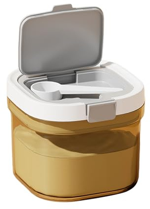 Rrlihjgu Porta Latte In Polvere Da Viaggio | Contenitore Per Latte In Polvere A Tenuta Stagna | Porta Alimenti Impilabile Con Cucchiaio Dosatore Per Casa Asilo Viaggio Cucina