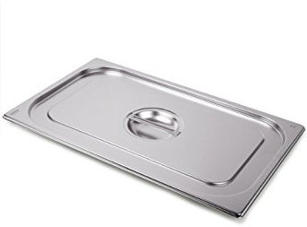 Stainless Steel 1/1 Gastronorm Container Pan Lid, Bain Marie, Gastro Food