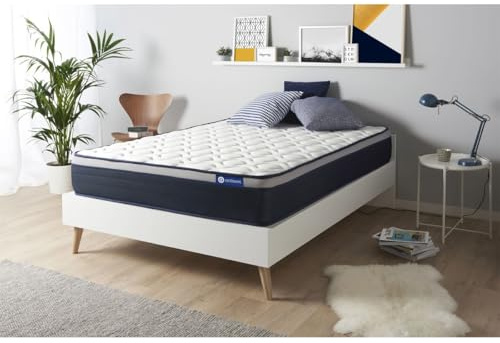 Actisom - Memoryschaum-Matratze 200 x 200 - Doppelbett, 26cm - Fester Halt und Komfort - Hochwertige Verarbeitung - 7 Komfortzonen
