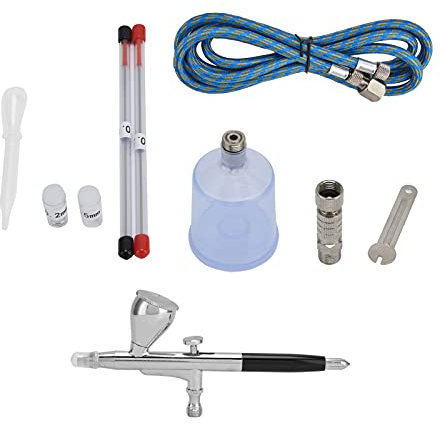 Spray Gun, Paint Sprayer Small Easy to Operate with Spray Pot Nozzles Needle for Most Airbrush Types for Home Decoration Model Printing