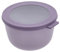 Mepal - Multi Bowl Cirqula Round - Vorratsdose mit Deckel - Geeignet als Luftdichte Aufbewahrungsbox für den Kühlschrank, Mikrowellengeschirr & als Frischhaltedosen - 1000 ml - Nordic Lilac
