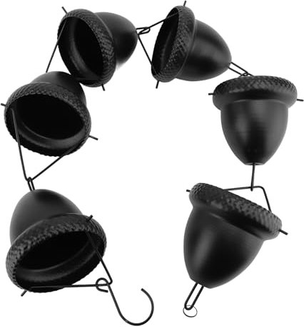 Chaînes de Pluie Noires pour Gouttières, Chaîne de Pluie de 1 M, Chaîne de Remplacement Fonctionnelle pour L'Extérieur, Chaînes de Récupération d'eau de Pluie pour Décorer Votre