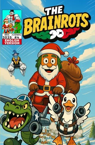 THE BRAINROTS #4 – Number Four – [English Version] The Comic of the Italian Brainrot Characters – [ Special Christmas Edition! ]: 4 Comic Stories in ... the Brainrot characters [ English Version ])