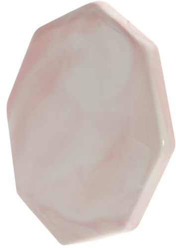HORIALENCE Almohadilla Multifuncional Superficie y Resistente al Calor Placa de Lacre de Cerámica Rosa y Posavasos para Sellos de Cera