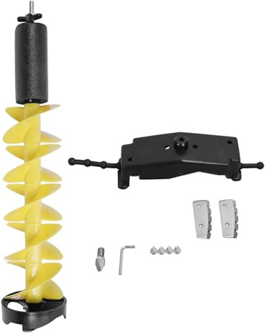 Barrena eléctrica para pesca en hielo Taladro de posicionamiento inalámbrico de nailon Resistente a impactos Ligero Durable para entusiastas de la pesca en hielo Aleación de