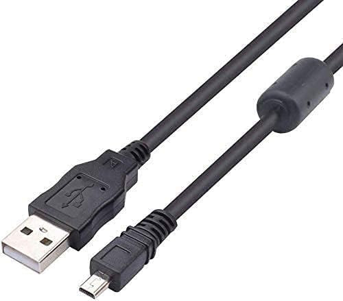 Adhiper UC E6 Cavo di ricambio Coolpix sincronizzazione dati USB UC E16 UC-E17 compatibile con fotocamera digitale Nikon DSLR D750 D5300 D3200 Coolpix L340 L32 A10 P520 S6000 S9200 (1M / Nero)