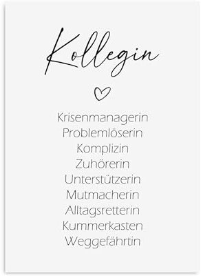 Nastami Postkarte SYNONYME (Kollegin)