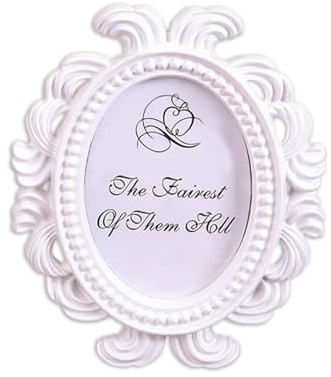 Fotoram | Enkel installation vintage barock oval bildram | elegant retro
