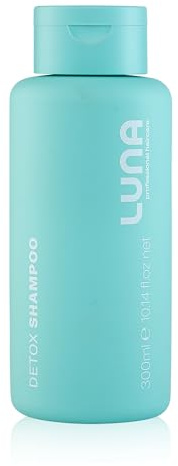 Luna Professional Haircare Detox Clarifying Shampoo - Deep Cleansing Hair Care with Essential Oils - Removes Product Buildup, Oil & Pollutants for Clean, Refreshed & Vibrant Hair 300ml