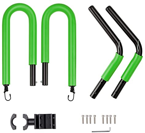 Support de planche de surf pour vélo, compatible avec les planches courtes, longboards, paddleboards (vert)