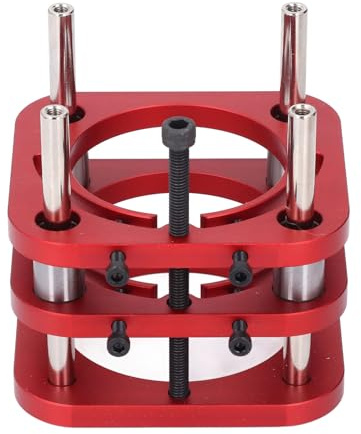 Walfront Base di Sollevamento per Fresatrice, Banchi Lavoro per Fresatrice in Lega di Alluminio, Serraggio a 4 Artigli, Presa Robusta, Corsa 51 Mm, Sollevamento Manuale, Adatto per