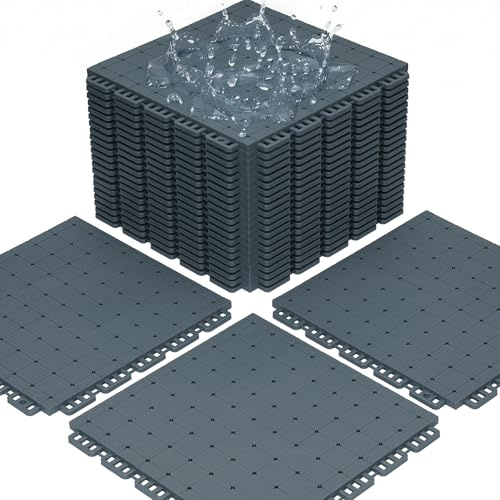 jxgzyy Lot de 24 tapis de protection de sol, tapis de sport, tapis de | Tapis de fitness en caoutchouc - Tapis de protection contre les chutes - Tapis d'entraînement d'extérieur - Tapis de