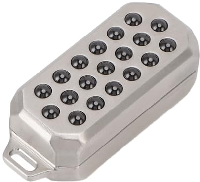 ZASCHMOY Push Card Slider 304 Juguete Deslizante de Alivio de Presión de Acero Inoxidable, Adecuado para Las Yemas de los Dedos de los Niños, Viene con Cuerda