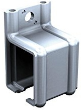 MANTION - Support SPORTUB enveloppant fixation murale pour rail 62x55 - 6356