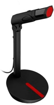 Bordsmikrofon – USB-mikrofon med stativ för dator Noir+usb