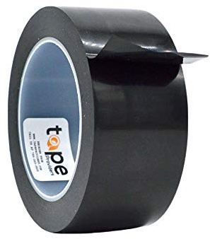 WOD GHT5A Greenhouse Repair Tape, Black - 4 inch x 108 ft. (Bulk Case of 12-Rolls) - Strong Weatherseal Polyethylene Film Tape Ideal for Sealing & Seaming