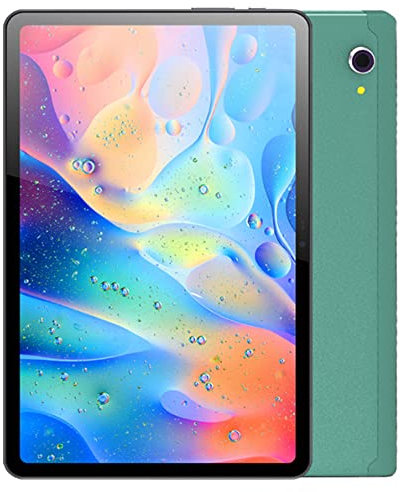 Tablet PC, sottile da 10,4 pollici, tablet Windows da 4 GB, RAM da 64 GB, tablet Android 11, display da 10,4 pollici, processore Octa Core, 6000 mAh, fotocamera da 5 MP, WiFi, Bluetooth, GPS (verde)