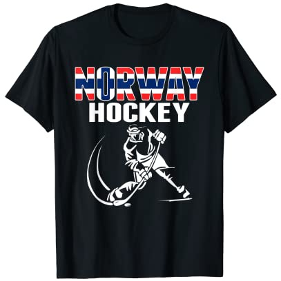 Norway Ice Hockey Fans Jersey Support Norwegian Hockey Team T-Shirt