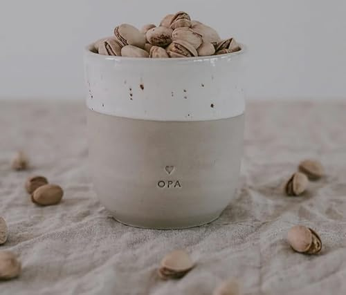 Eulenschnitt Kaffeebecher Opa