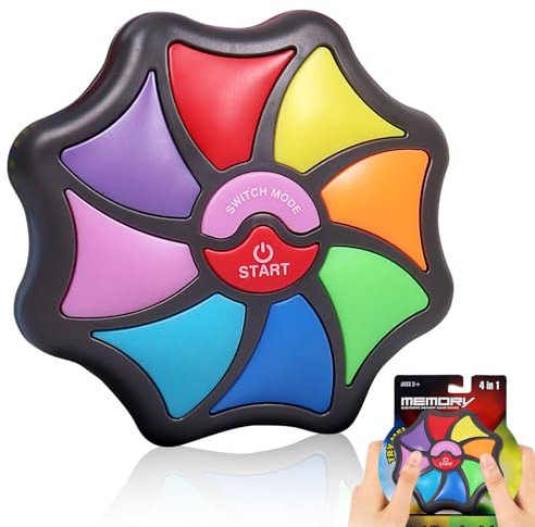 Gedächtnistrainingsspiel,Kinder Elektronisches Gedächtnisspiel, Gedächtnistraining Spiele,Spiel mit Lichtern und Geräuschen,Lernspiele Spielzeug Konzentrationsspiele für Kinder Jungen Mädchen Geschenk