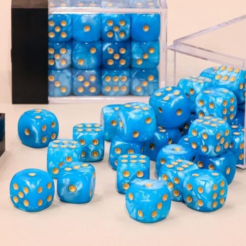 Epic Forge-Lot de 36 dés 6 Faces - 12mm- Bleu