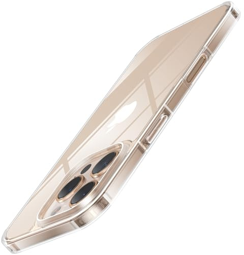 TORRAS Ultra Dünn für iPhone 16 Pro Hülle [ wie das Original] Rundumschutz Exzellente Samtiger Griff Handyhülle iPhone 16 Pro Case Schutzhülle Slim Transparent