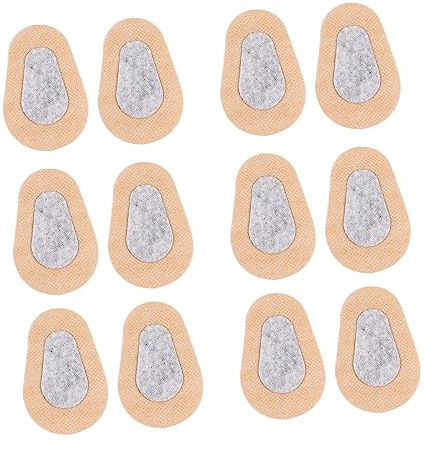 CALLARON Almohadillas Autoadhesivas Ojos 6 Pares 7,5x5 Cm Transpirable Elásticas Cuidado Postoperatorio Heridas Personales Familiares