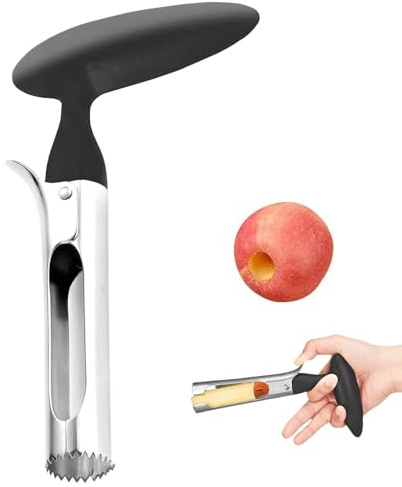 Apfelkernausstecher,Apfelentkerner Edelstahl,Apfelentkerner Apfelausstecher,Apfelstecher,Apfel Ausstechen,Entkerner Apfel,Premium Apfelentkerne,Apfelkernentferner,Aushöhler Tool,Fruchtentkerner