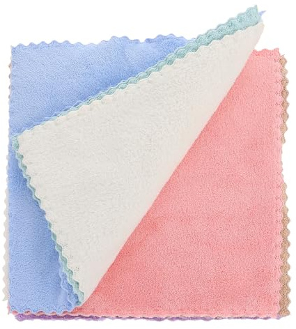 LOLIPPYY Lot de 6 Serviettes de Multi-Usage pour Petits Animaux, Couvertures en Polaire Corail Absorbantes pour Cage Hamster et Cobayes, Doublures Respirantes et Confortables pour Litière