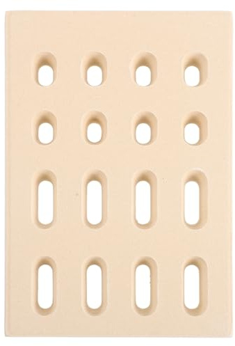 KICHOUSE Ladrillo difusor de Calor cerámico Radiante para Parrillas de Barbacoa - Briquetas para Placa de Calor para Parrillas de Gas - Pieza de Repuesto para cocinar a la Barbacoa