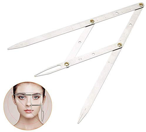 Goldener Schnitt Zirkel,Augenbrauen-Tätowierungs-Machthaber, Microblading-Messschieber-Verhältnis-Augenbraue-Maß-Machthaber-dauerhafte Verfassungs-Schablone, die Werkzeug misst