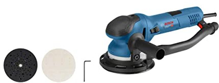 Bosch Professional GET 75-150 - Levigatrice orbitale professionale (750 W, diametro del disco abrasivo: 150 mm, in scatola)