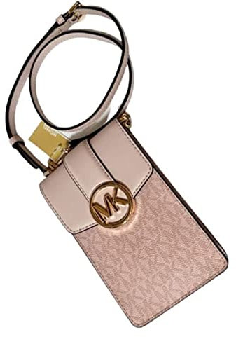 Michael Kors Carmen Umhängetasche mit kleinem Logo, Dake Powder Blush
