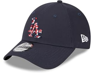 New Era Seasonal INFILL 9FORTY LOSDOD NVYCAR Los Angeles Dodgers - Cappellino da Baseball Maschio,