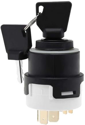 Interruptor De Encendido, Cerradura De Encendido 12/24V De Arranque Incandescente Para Agrícola Maquinaria De Construcción De Llaves Adecuado Para Deutz DX 07 Same Case Zettelmeyer Schaeff