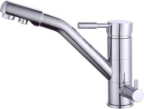 Generisch vorfenster küchenarmatur 3 Wege Wasserhahn EIN Loch Küchenarmatur 3-in-1 Hochdruckarmatur Messing kombinierten Wasserhahn für Osmoseanlage