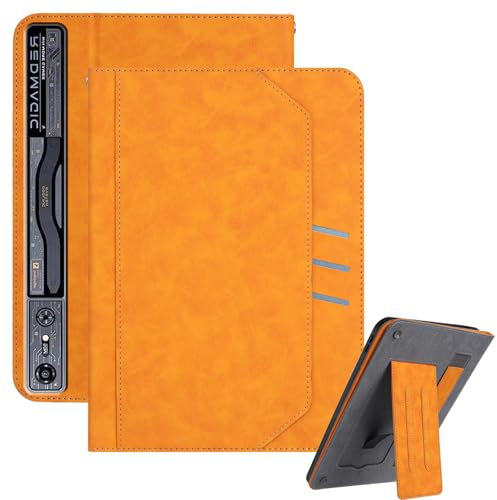 XFDSFDL® Protective Cover for Nubia Red Magic Gaming Pad Pro NP03J (10.9 Inch) PU Leather Case Lanyard Wallet with Stand Card Slots Holster Portability Device Shell Brown