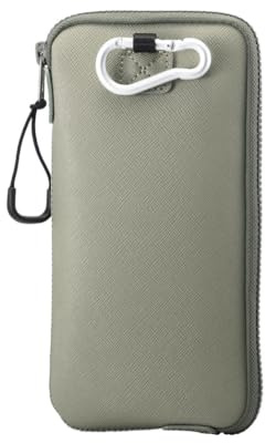 OneJoy Neoprene Mobile Phone Pouch, Thermal Cellphone Pouches, for iPhone Sleeve Case with Clip on fit for 6.1 to 6.9 phone. [ Olive ]