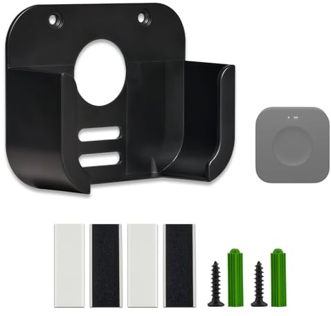 Supporto da parete per centralina Philips Hue Bridge Pro – Supporto Wlan da parete per controllo intelligente domestico, supporto con e viti, facile da montare, per soggiorno, ufficio, area di rete