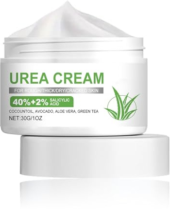 Urea Cream Foot 40% ureae，med 2% salicylsyra, Mjukar upp Hård Hud, Djupfuktar, Borttagning av förhårdnader, hudvårdande,Designad för torra och spruckna fötter