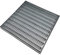 EINSIDE Grille en acier galvanisée anti-talon, grille carrée et rectangulaire pour la collecte et évacuation des eaux pluviales 42,5x42,5 cm
