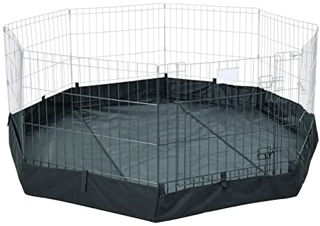 MidWest Homes For Pets Penna per esercizi ottagonale in tessuto con fondo in rete