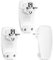 Flachstecker 3 Stück, Winkelstecker 250 V Flach Schuko Stecker Flach Flacher Stecker Steckdose Flachstecker 250 V Stecker Flach Schuko Winkelstecker