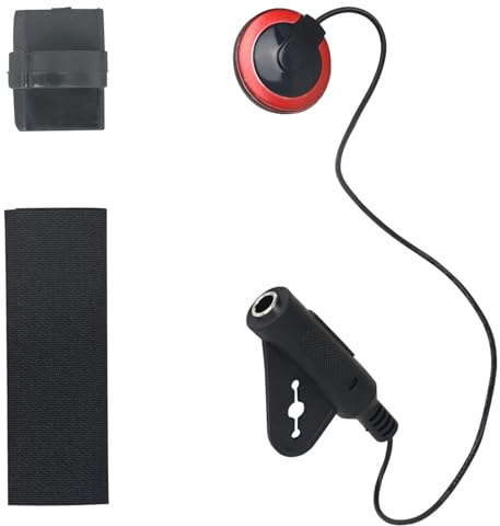 Piezo-Tonabnehmer für E-Gitarre, Ukulele, Mandoline, Zubehör, 6,35 mm, Piezo-Tonabnehmer