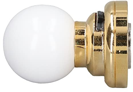 Taidda Lampada da Soffitto Rotonda in Miniatura Alimentata a Batteria con Base in Metallo per la Decorazione LED della Casa delle Bambole, per i Fan dei Mobili delle Box/Cover delle Bambole in Scala