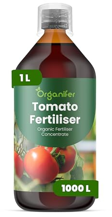 Engrais Liquide Pour Tomate - 1L - 2-1-8 NPK | Engrais Pour Croissance Vigoureuse Et Récolte Abondante - Stimule Floraison Et Racines - Organifer